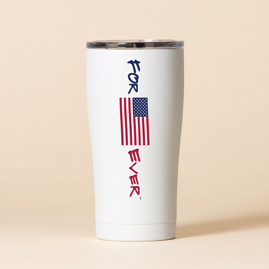 20 oz. Forever USA Matte White